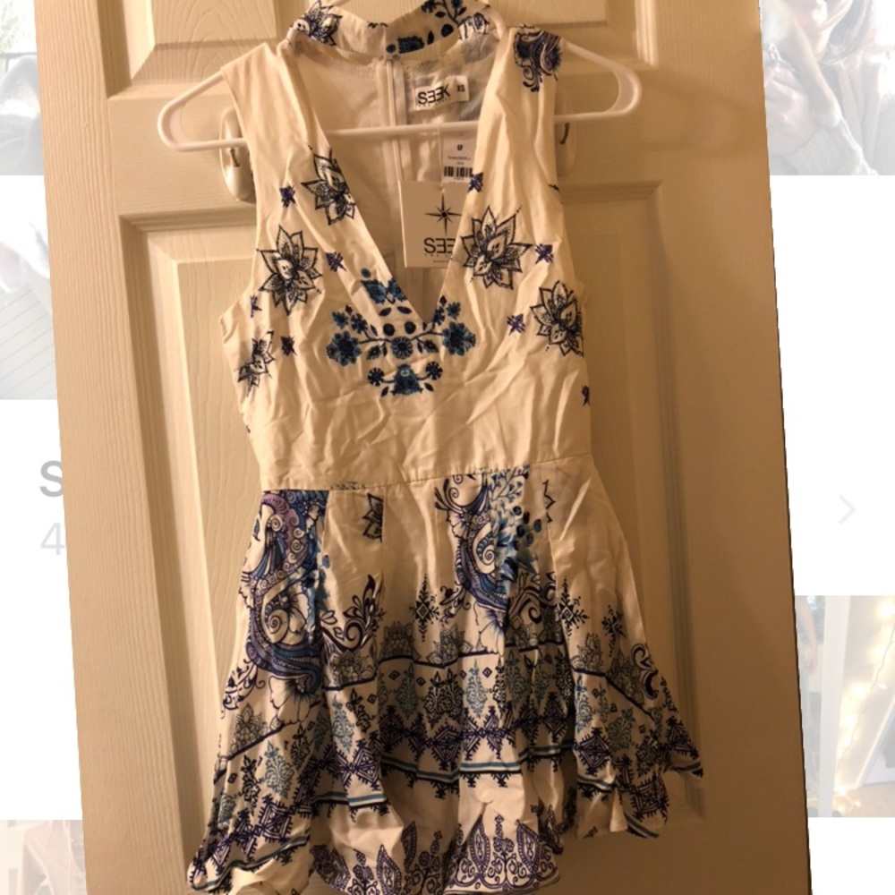 LF printed romper